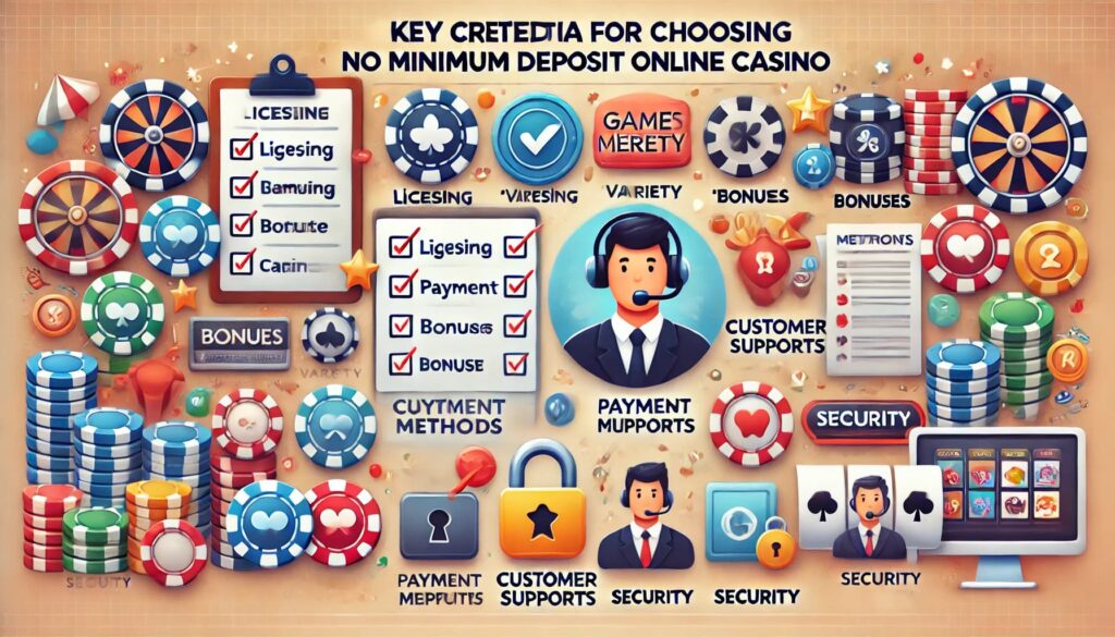 Key Criteria for Choosing a No Minimum Deposit Online Casino