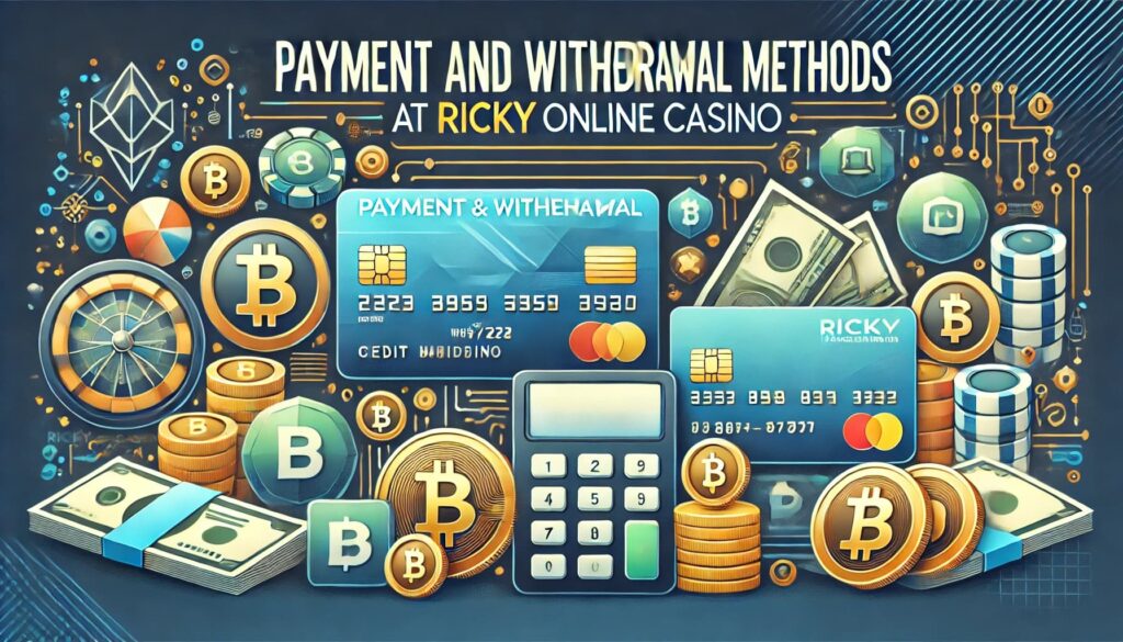 Payment and Withdrawal Methods at Ricky Online Casino